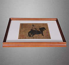 水富书画装裱配框服务案例